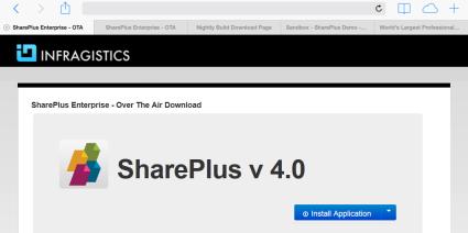Search your application store for SharePlus and download the application.