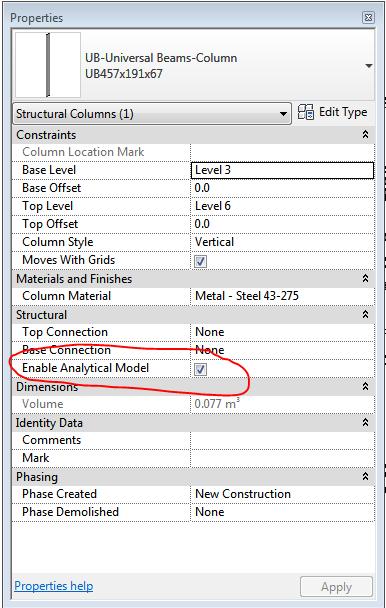 The adjustment made to Scia Engineer model will not be overwritten by CADS Revit Scia Engineer Link in a subsequent update if the member to which the adjustment is made is not changed in Revit