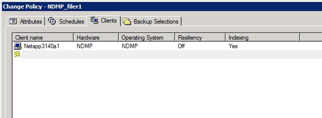 Configuring backup policies for snapshots and snapshot replication Configuring an NDMP policy to protect a NAS host 78 Figure 7-1 Create a snapshot of the volume on the array to avoid mounting each