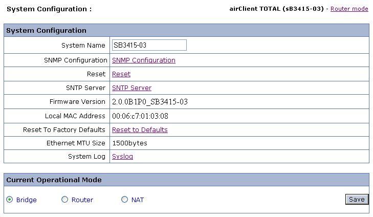 4. To configure the IP settings in Bridge mode, refer to Section 2.