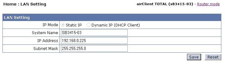 Figure 2-14 airclient TOTAL