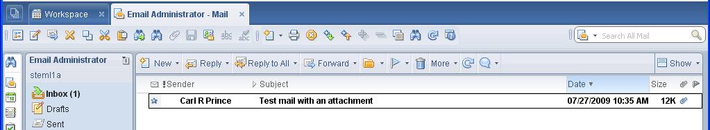 Reading Attachments Messages containing