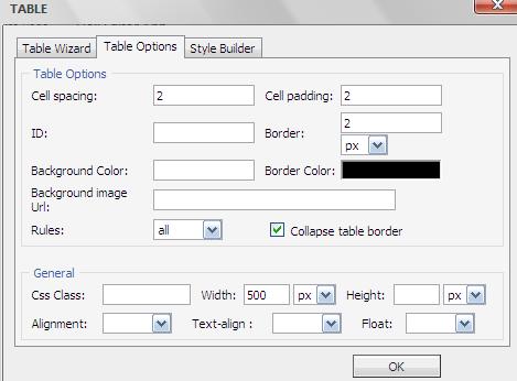 Deleting a row or column Click in the row or column to be deleted. Merging cells Click on the Table Options icon located on the bottom row of the toolbar.