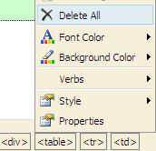 Changing the width, height or alignment of a table Right-click in the table, click on Table Options, then click on Properties OR click on the <table> tag located at the bottom of the Schoolwires