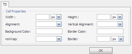 o Note: The table width cannot exceed 680 pixels. To set the alignment of a table, click on the Alignment drop-down box and choose Left, Center or Right.
