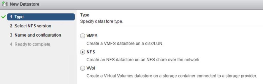 will be associated with a datastore name. Click the Create button to create the folder.
