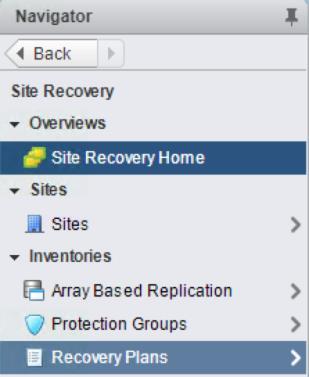 Figure 45 - Create Recovery Plan - Name and location Enter a name and