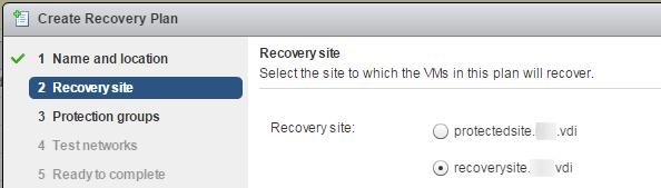 This step is essential so that in case of a DR and you invoke a recovery plan, the SRM server at the recovery site will know the preferences for bringing the