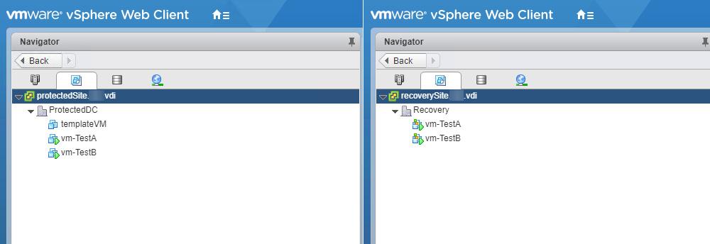 Now you will see that the virtual machines included as part of the protection group
