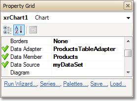 231 Source drop-down selector and click Add New DataSource. The Report Wizard dialog will appear. The wizard will guide you through the process of assigning a data source to the chart.