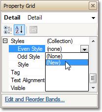 244 Use Odd and Even Styles This tutorial describes the steps to create a report using odd and even styles.