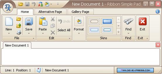 Ribbon Ribbon 411 The Ribbon organizes commands into a tabbed interface, providing quick and intuitive access to these commands.