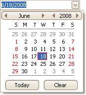 Editors 42 You can edit these values without opening the dropdown calendar. Position the caret at the portion of a date/time value that needs to be changed. To increment the value, press UP ARROW.