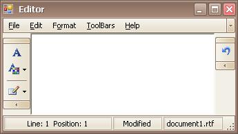 Toolbars and Menus Rearrange Toolbars and Menus 448 To move a bar docked to a form to a