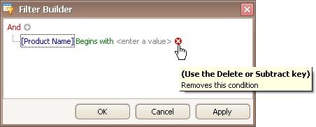 Filter Editor 52 3.Change the root logical operator to OR.
