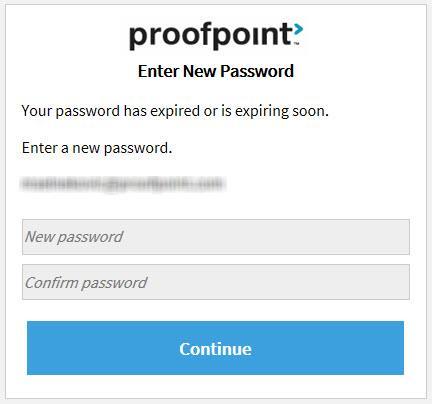 If your password expires before you have a chance to reset it, you will be prompted to reset it the next time you read a secure message.
