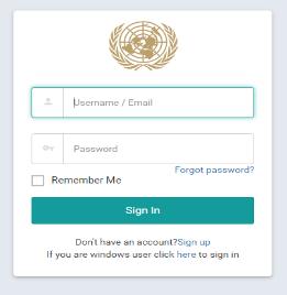 2.2 Sign Up Enter User Re-enter password Enter Last name Enter new password Enter First name Enter Email ID Sign Up Enter Characters 1) If you are a new user, then click on the Sign Up link