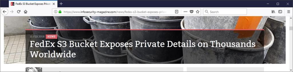 Proper S3 Bucket Security Improper S3 bucket permissions have been in the news recently.