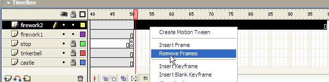 If you end up with any extra frames at the end (I did ), highlight those frames, right click, and Remove Frames.