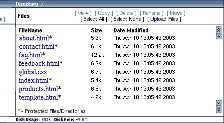 The top-left section of the File Cabinet Manager