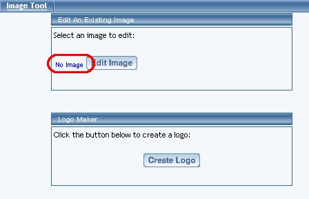 A new window will open up that will allow you to select an image from your Web site, select an image from our image library,