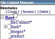 When the File Cabinet Manager asks for the directory name, enter in the name you want for your directory.