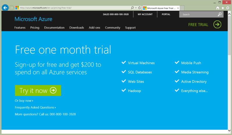 your Azure Subscription If you have an MSDN