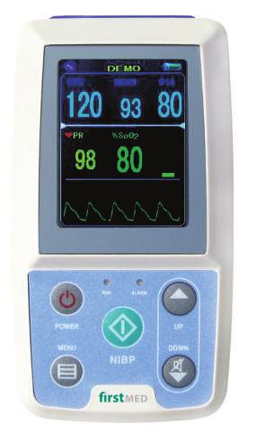 ABPM-50 AMBULATORY BLOOD PRESSURE HOLTER SYSTEM LARGE AND COLOR SCREEN Compact and lightweight design Oscillometric measurement Programmable software for day and night Advanced