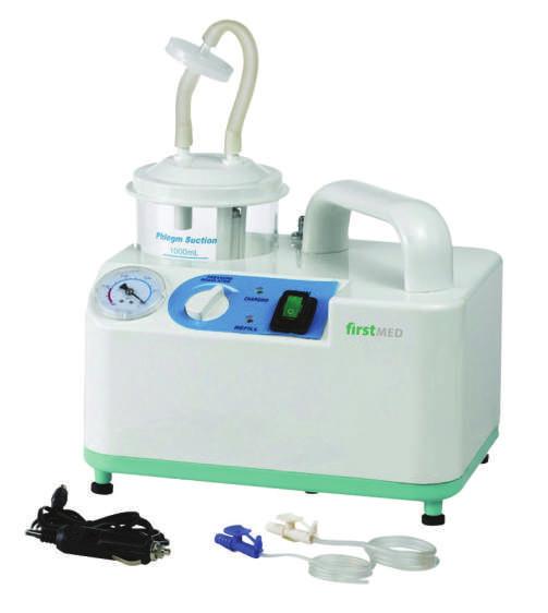 SUCTION UNITS SP-9 SUCTION UNIT RECHARGABLE / PORTABLE / 1 LITER Suitable for emergency service, ambulance, first aid and hospital