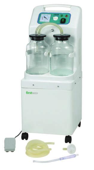 075 MPa Power supply: AC 220V or DC 12V Vacuum rate: 15 lt/min and 20 lt/min SP-26B SUCTION UNIT FOR CLINICAL USAGE/5 LITERS