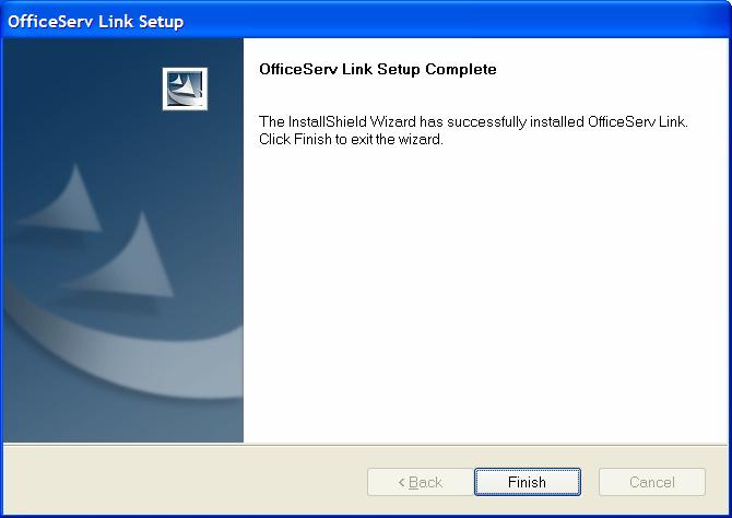 10. Installation has successfully completed. Click on the [Finish] button to exit the installation program.