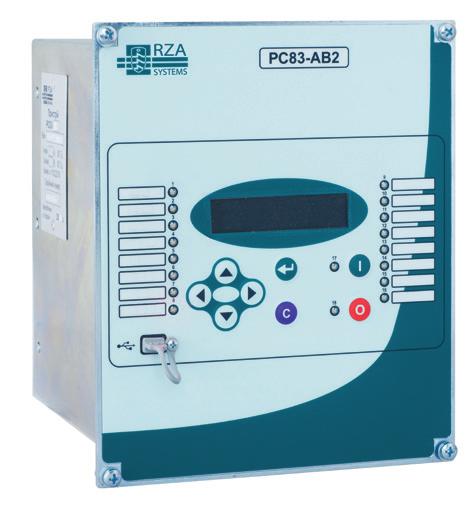 ADVANTAGES DIGITAL RELAY OF SERIES PC83 Integrated solutions for the entire substation AC and DC power supply, versions with an additional performance power-current and deshunting Cold start period -