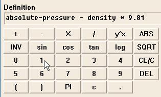 Defining the Problem In order to view the pressure field including the hydrostatic pressure, create a "Custom