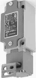 Limit switches with keys SBM_K Series 40 mm aluminium casing. 1 cable inlet. IP 66 SCM_K Series 60 mm aluminium casing. 3 cable inlets.