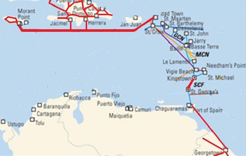 Caribbean Regional Communications Infrastructure Program (CARCIP) CARCIP (US$ 45 million, SVG, SLU, GRE, Nicaragua): Connectivity: PPP for