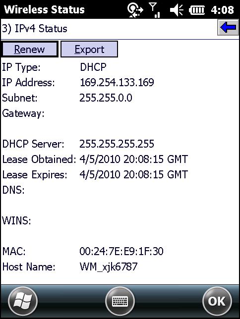 8-4 Wireless Fusion Enterprise Mobility Suite User Guide Table 8-2 Current Profile Window (Continued) Field Authentication Encryption Channel Country Transmit Power Description Displays the current
