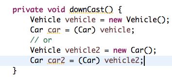 Polymorphism Next Class Downcasting is casting to a subtype (subclass).