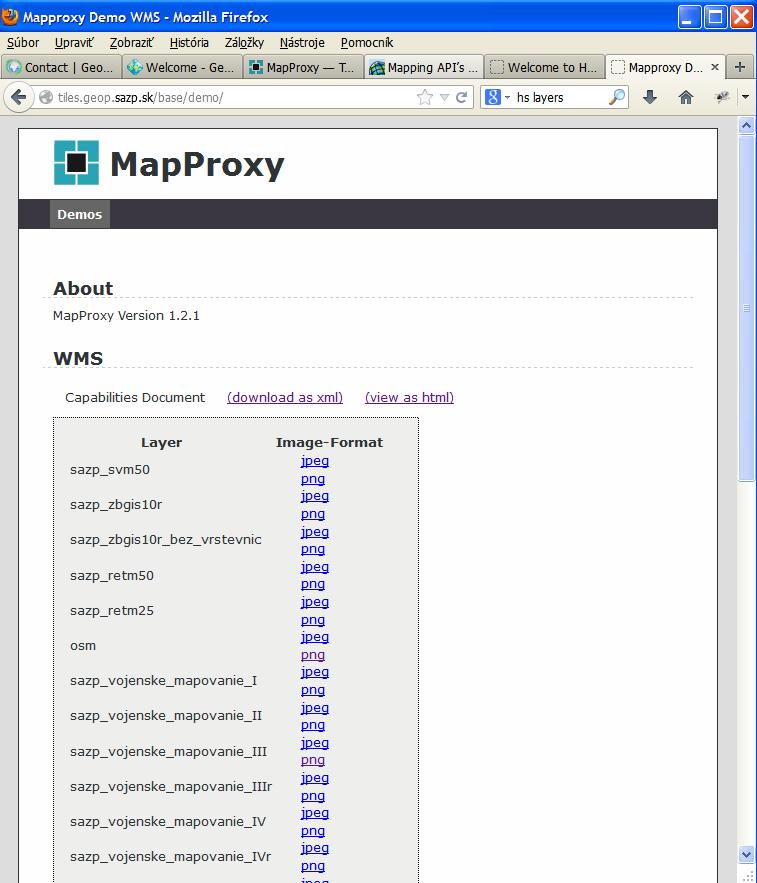 Mapproxy general info Development backed by german company Omniscale GmBH & Co.