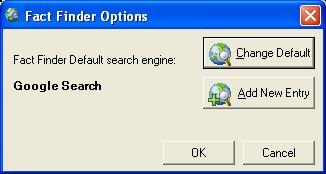 10. USING THE FACT FINDER In this section you ll learn how to use the Fact Finder default search engine.