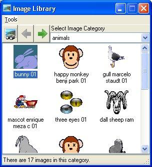 Using the Fact Mapper Read&Write 8.1 Gold Select Image Category drop down list Figure 12-5 Image Library 2.