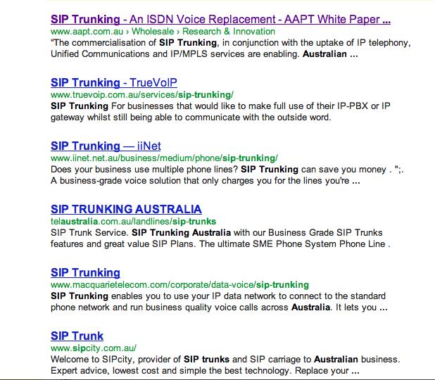 SIP Trunking in Australia?