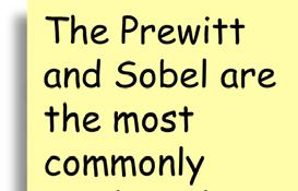 Prewitt and Sobel