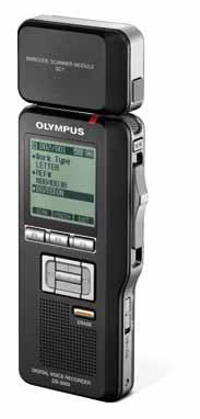 Another ingenious Olympus solution is the second microsdhc / SD card slot on the recorder, offering (Please note: the DS-5000 shown is not included) increased storage and flexibility.
