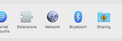 usual, and click on System Preferences