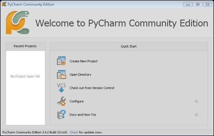 Setting up PyCharm Now that we have seen IDE choices, let s set up PyCharm. All examples in this book are created with PyCharm.