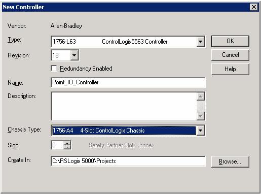 Start RSLogix 5000 Enterprise Series software to open the RSLogix 5000 main dialog. 2. From the File menu, select New.