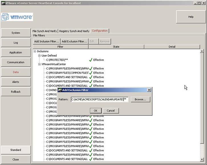 Adding a User-Defined Exclusion Filter Exclusion Filters create a subset of an Inclusion Filter to be excluded from protection.