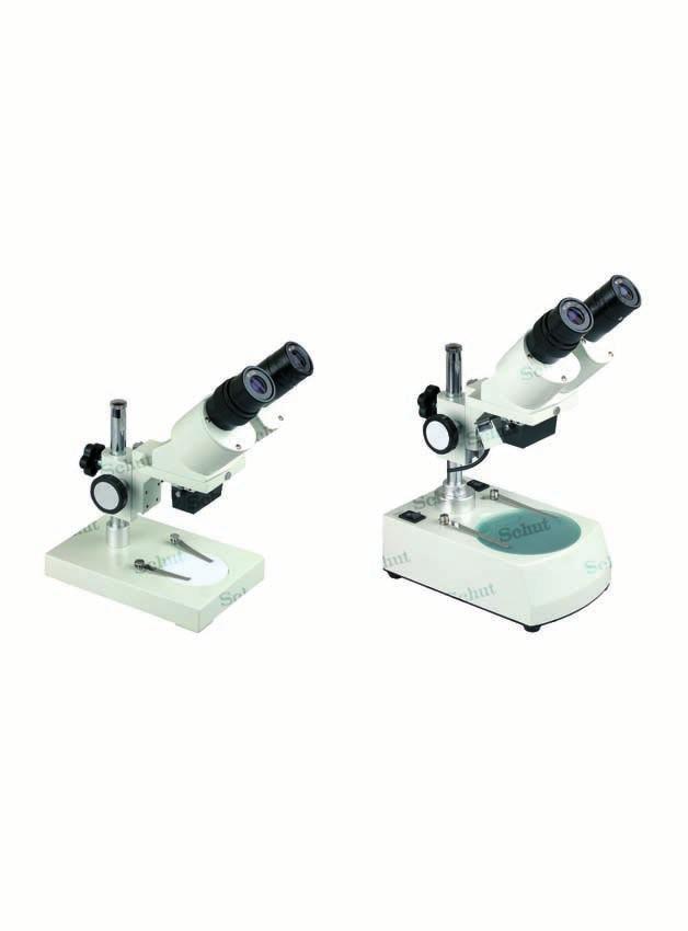 STEREO MICROSCOPES Stereo microscopes SSM 2 Stereo microscopes on a column stand, with a sharp erect image and a large field of view.