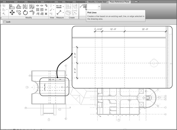 This layout will require a little more care in the initial planning stage. 1. On the Work Plane panel, click the Ref Plane button. 2.