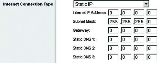 Internet Setup The Internet Setup section configures the Router to your Internet connection. Most of this information can be obtained through your ISP.
